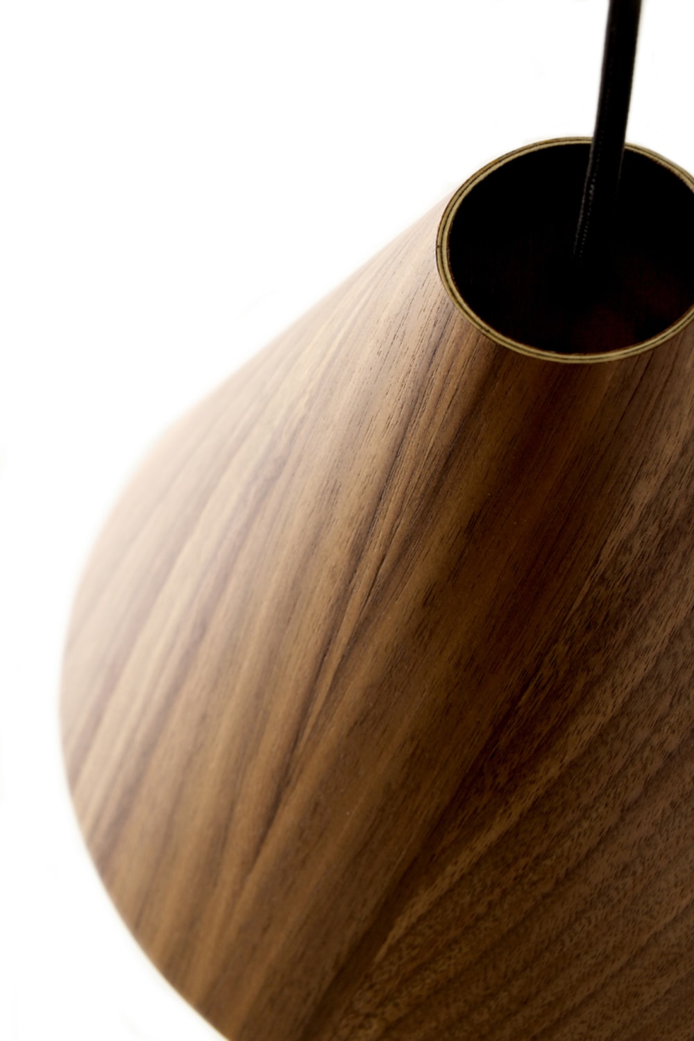 Plafonnier en bois marron — vue 4