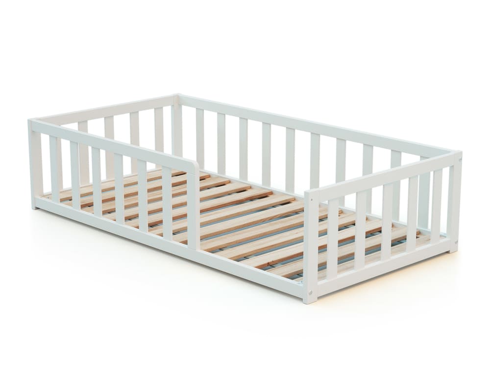 Lit enfant au sol en bois blanc - Maisons du Monde