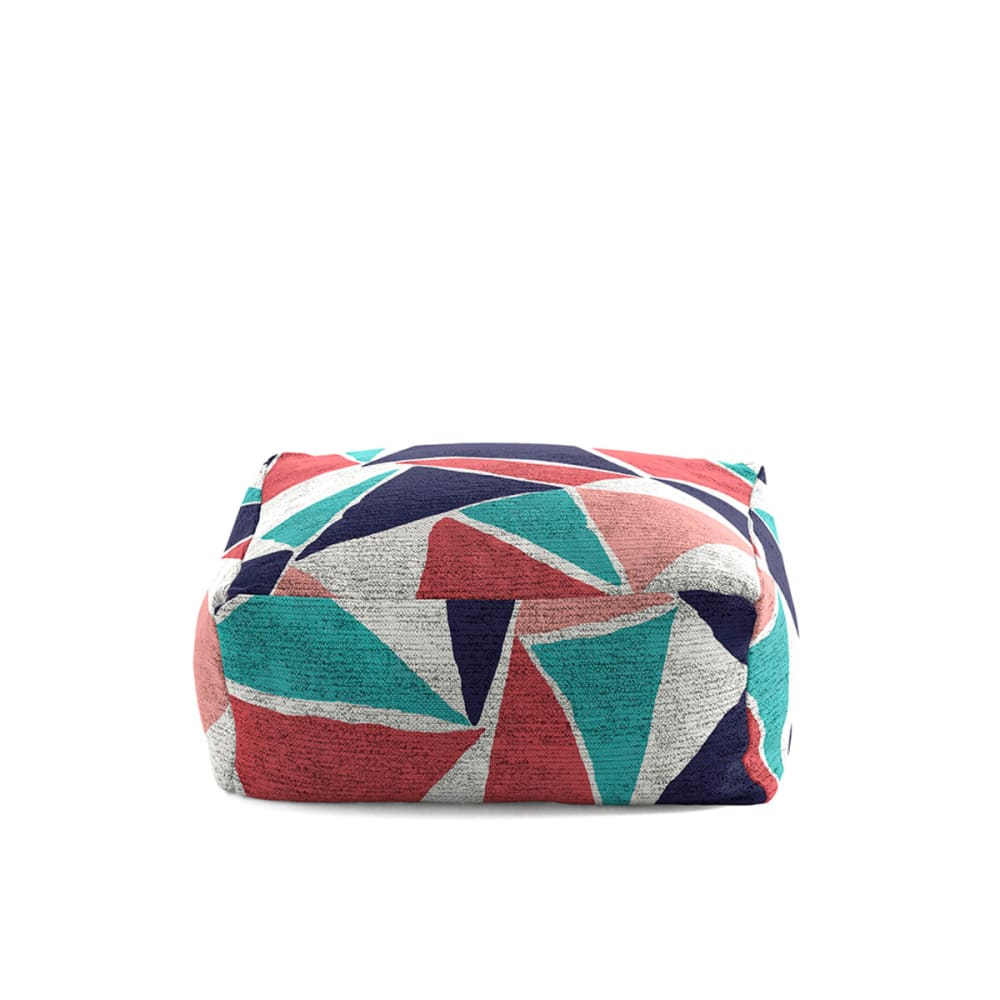 Pouf amovible carré multicolore 50x50x25 cm Pouf amovible carré multicolore 50x50x25 cm