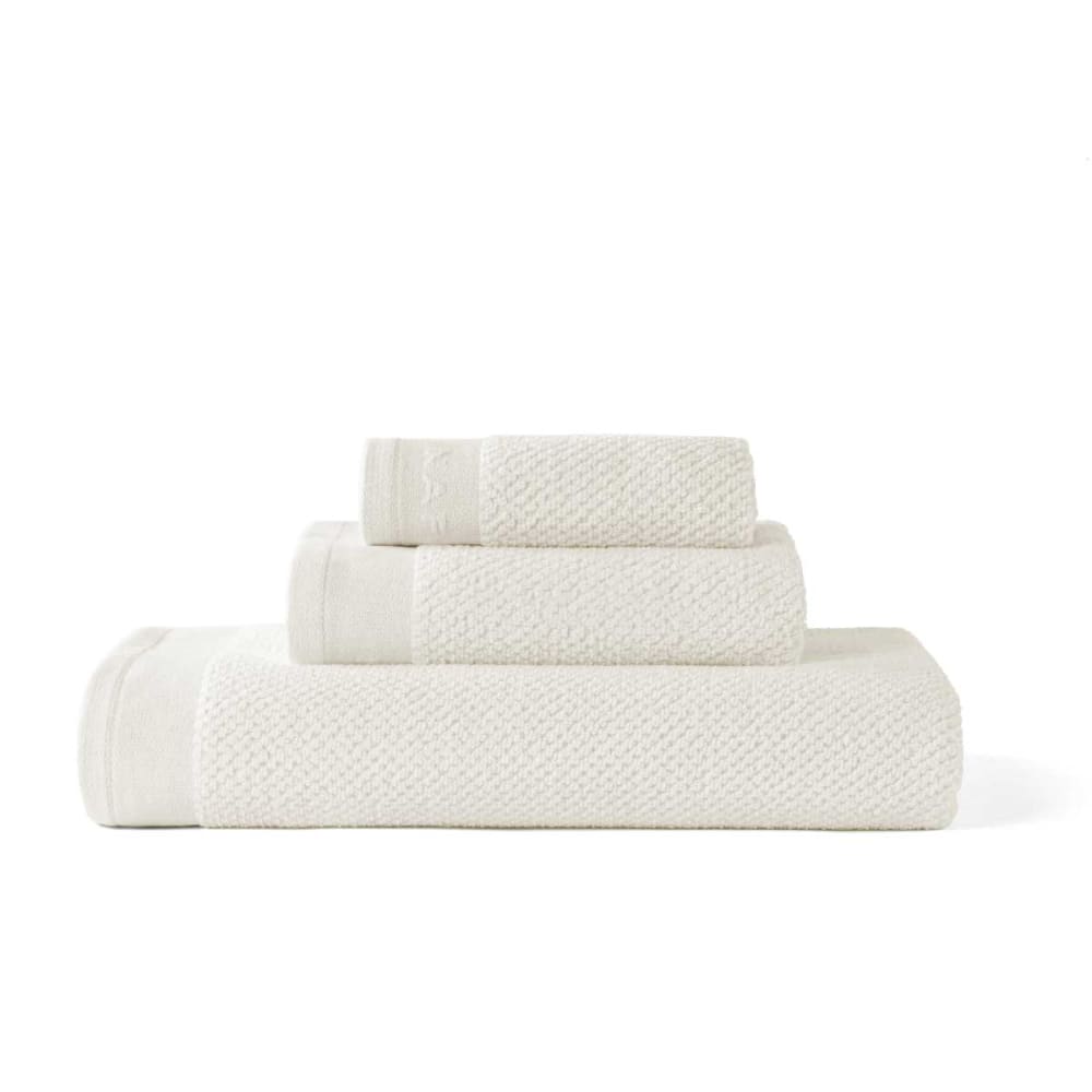 Ensemble de bain 3 pièces 500 gr/m2(30x50+50x90+90x150cm) blanc cassé