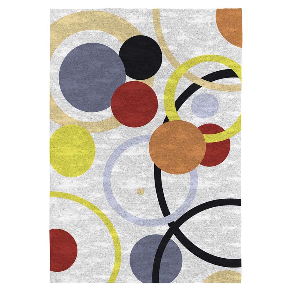 Naf Naf Tapis de salon en fibres naturelles multicolore 120x170 cm Certifié Oeko-Tex - Coton