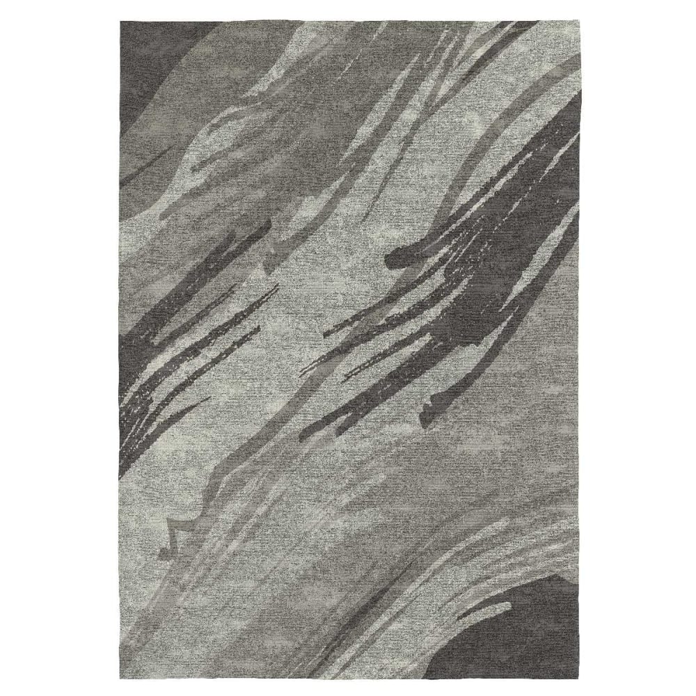 Naf Naf Deko - Baumwollteppich mit Digitaldruck 160x230 cm; Grau Grau Öko-Tex Zertifikat Baumwolle