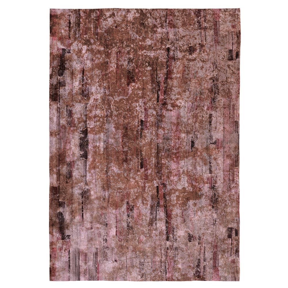 Tapis de salon en fibres naturelles marron 120x170 cm