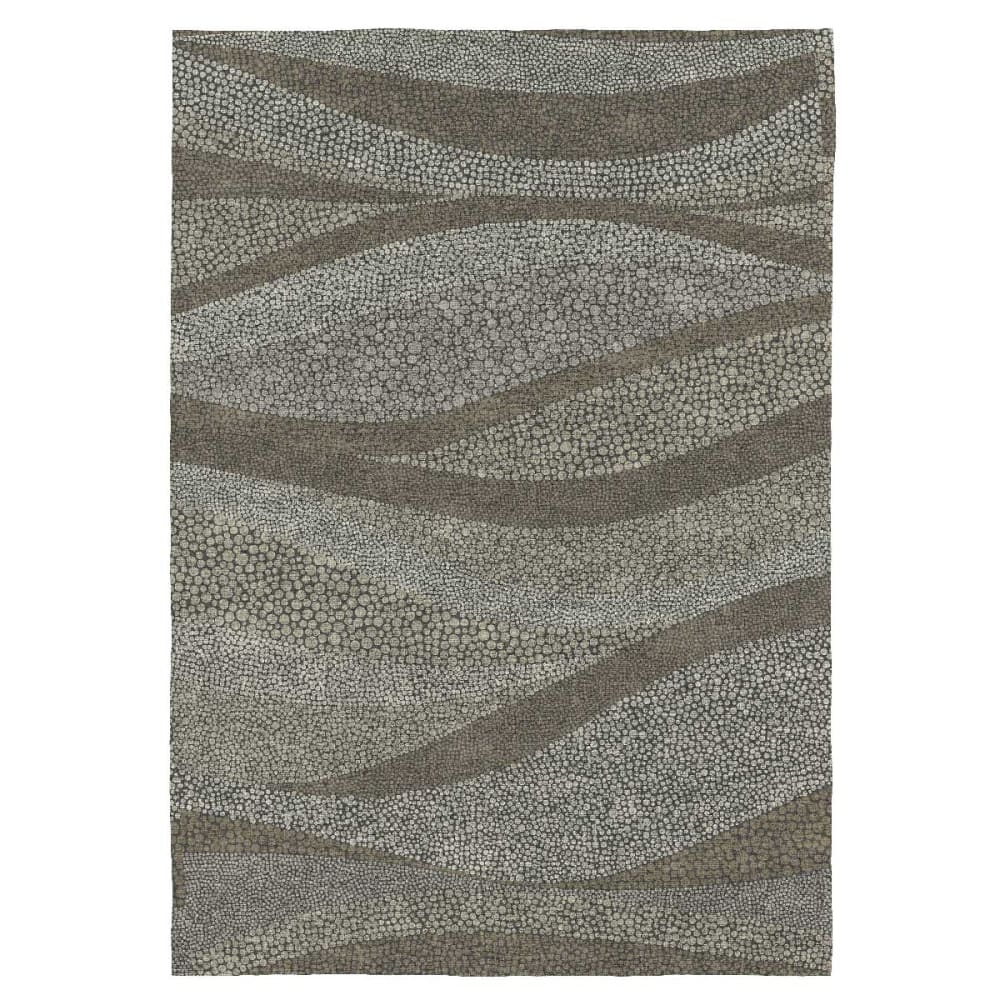 Tapis de salon en fibres naturelles marron 120x170 cm