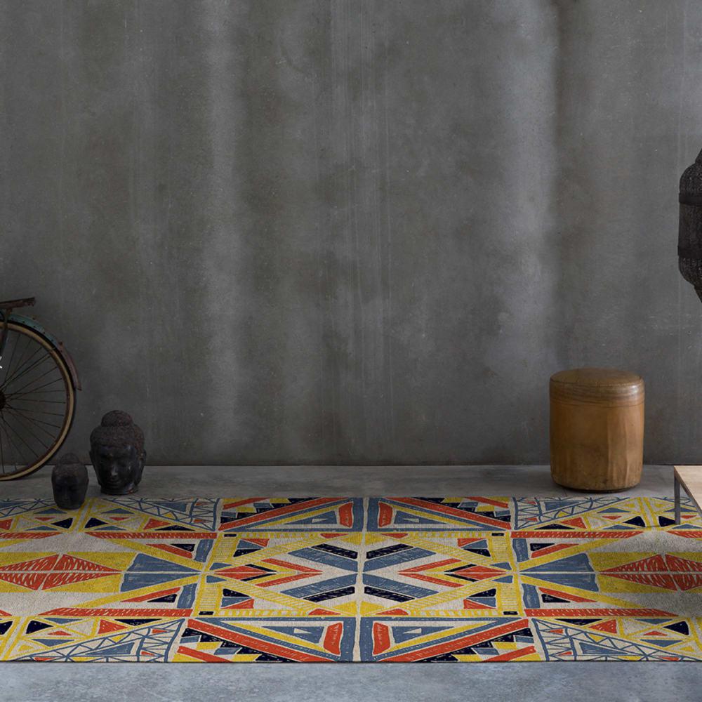 Tapis de salon en fibres naturelles multicolore 120x170 cm - Maisons du Monde