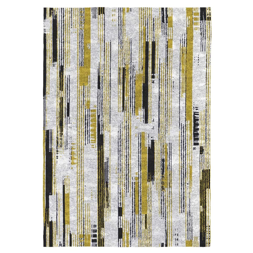 Tapis de salon en fibres naturelles multicolore 120x170 cm