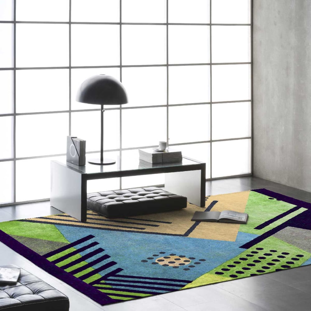Tapis de salon en fibres naturelles multicolore 120x170 cm - Maisons du Monde