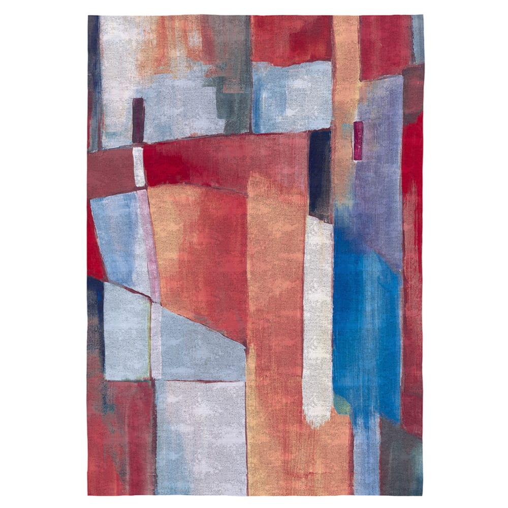 Tapis de salon en fibres naturelles multicolore 120x170 cm