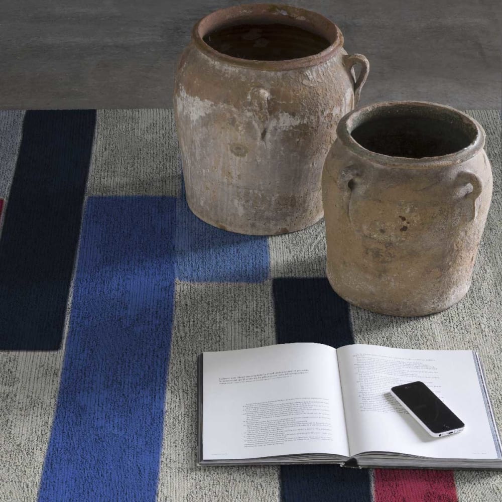 Tapis de salon en fibres naturelles multicolore 200x290 cm — vue 4