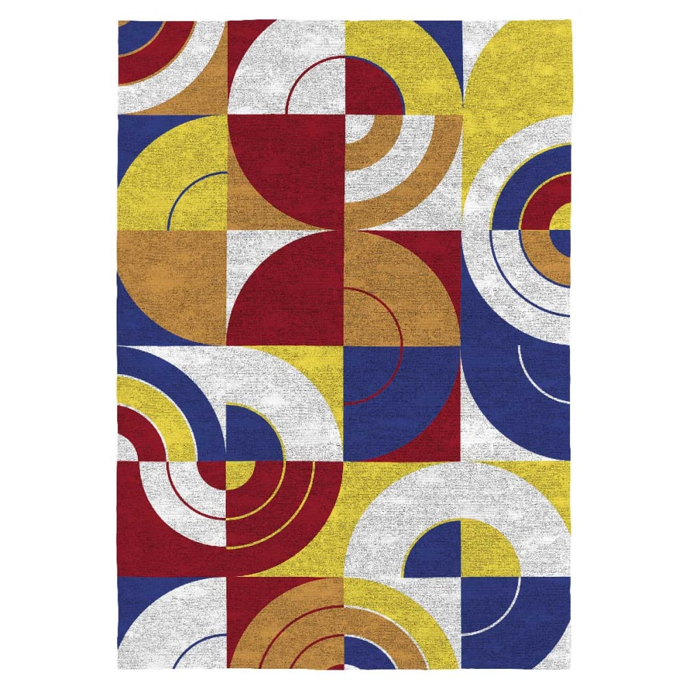 Naf Naf Tapis de salon en fibres naturelles multicolore 80x150 cm Certifié Oeko-Tex - Coton