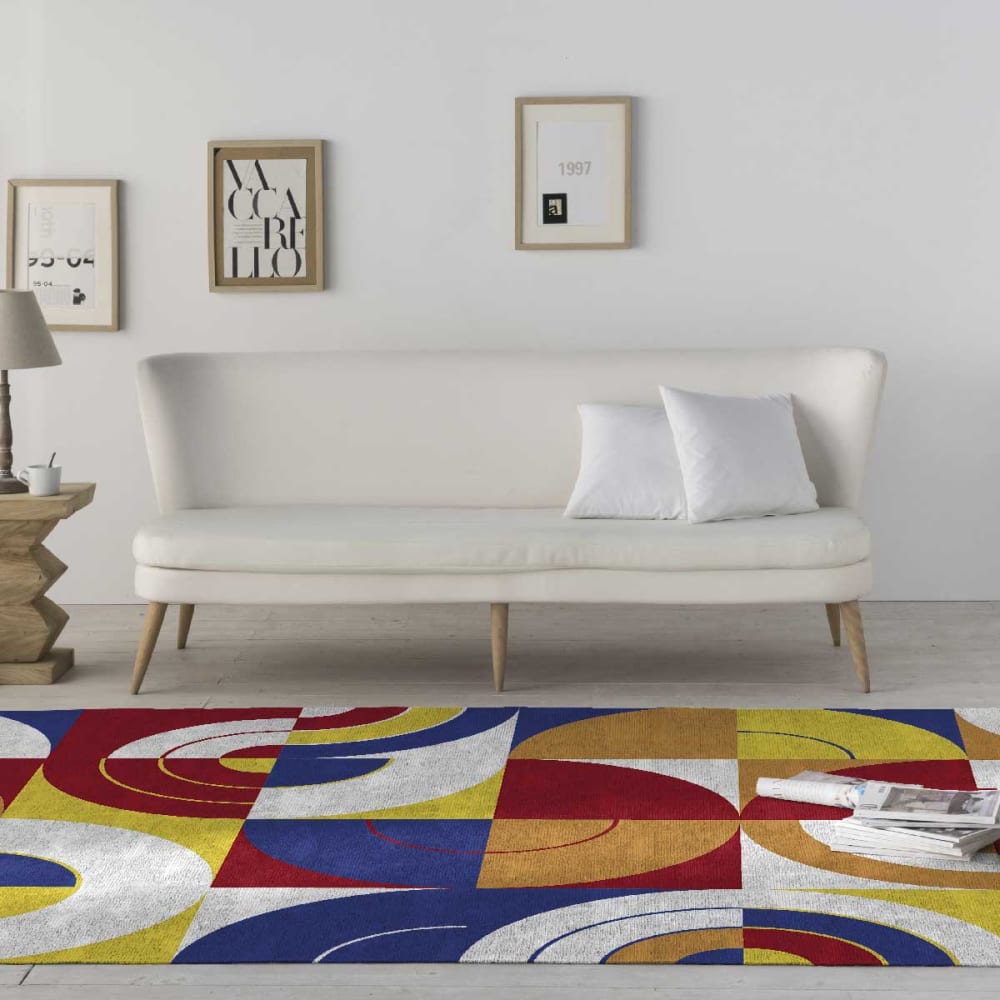 Tapis de salon en fibres naturelles multicolore 80x150 cm - Maisons du Monde