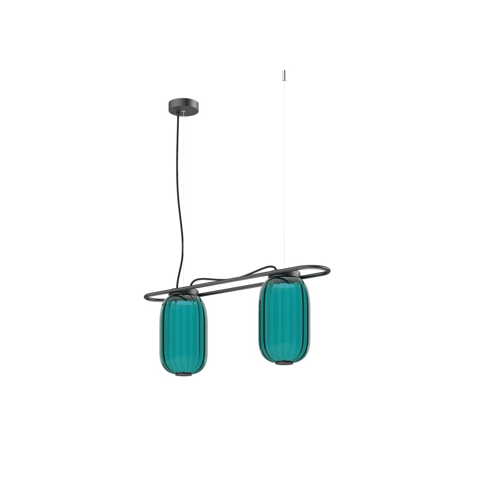 Suspension double en - verre