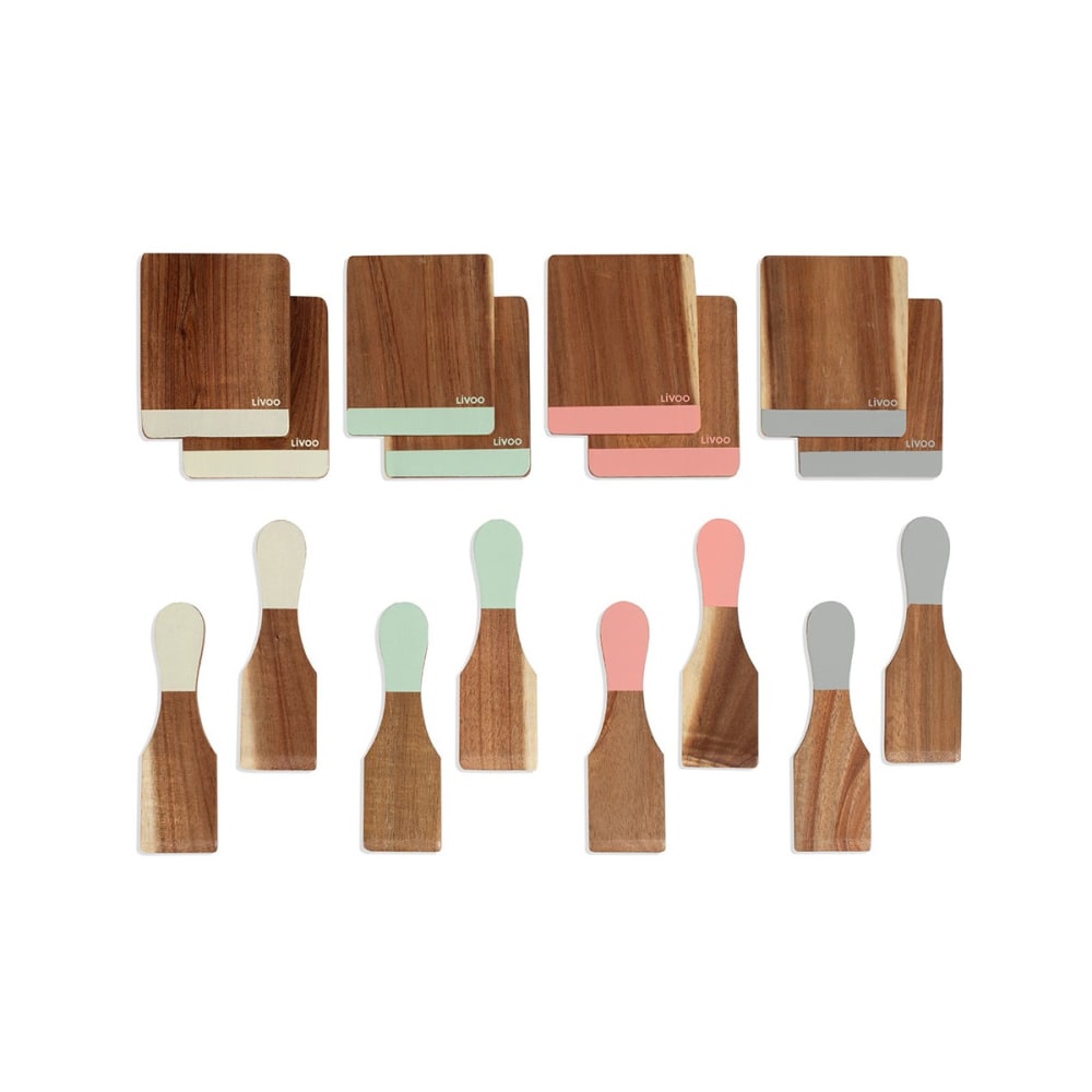 Set d'accessoires pour raclette Bois