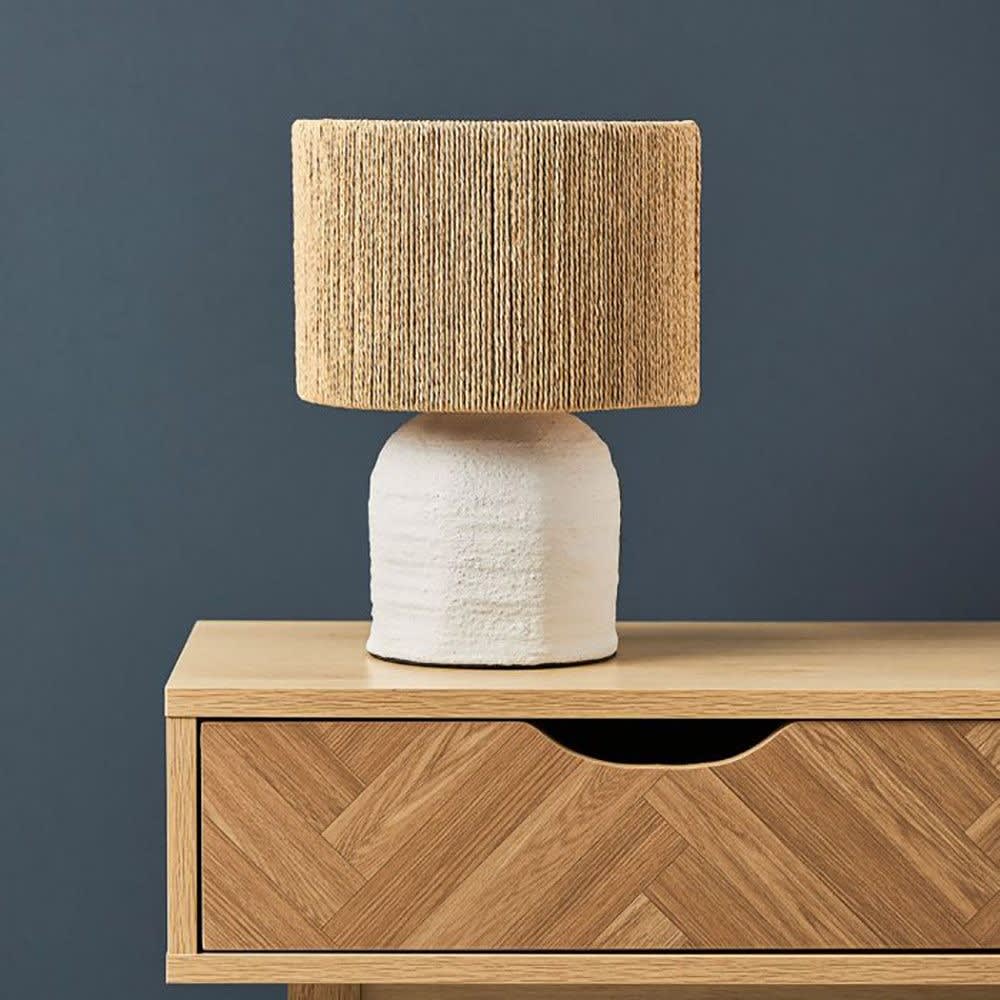 Lampe bicolore métal abisko blanche — vue 4