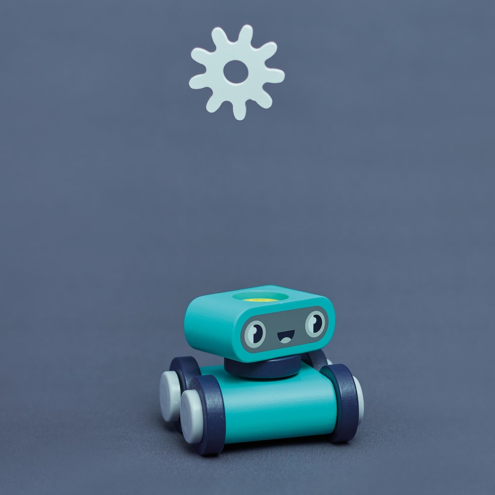 Janod Große Roboterwerkbank Brico'Kids MEHRFARBIG HOLZ Kinder