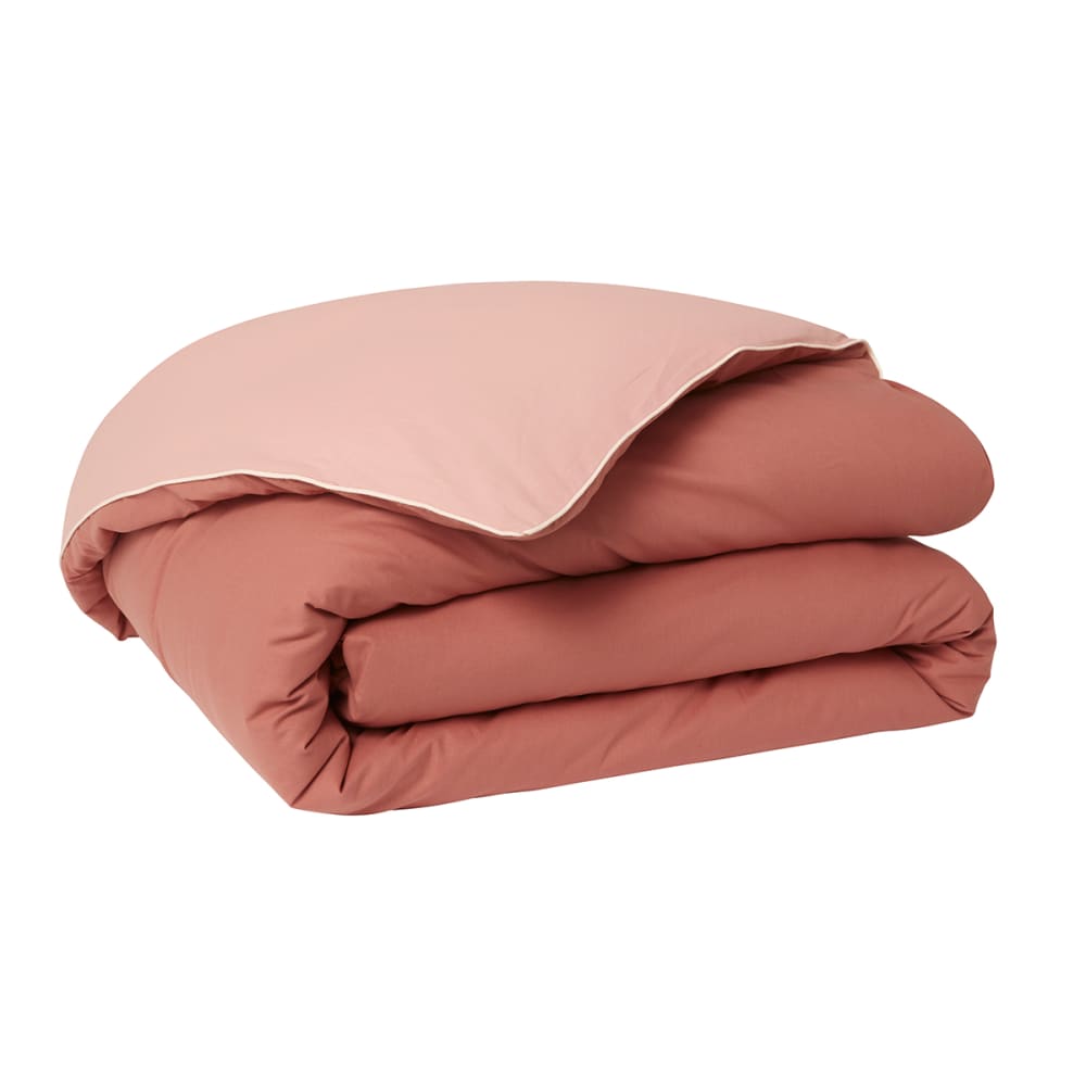 Parure de lit en coton rose 240x220cm - Maisons du Monde