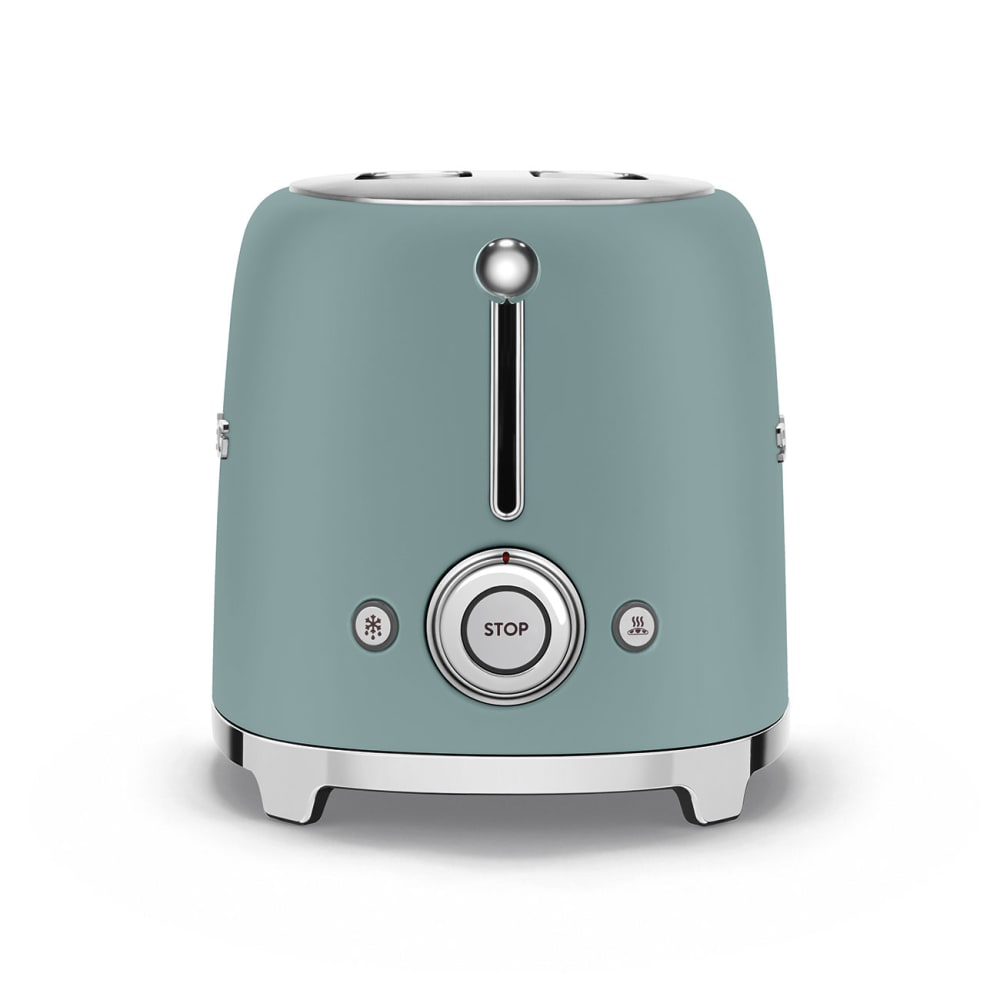 Grille-pain vintage 2 tranches vert émeraude Smeg