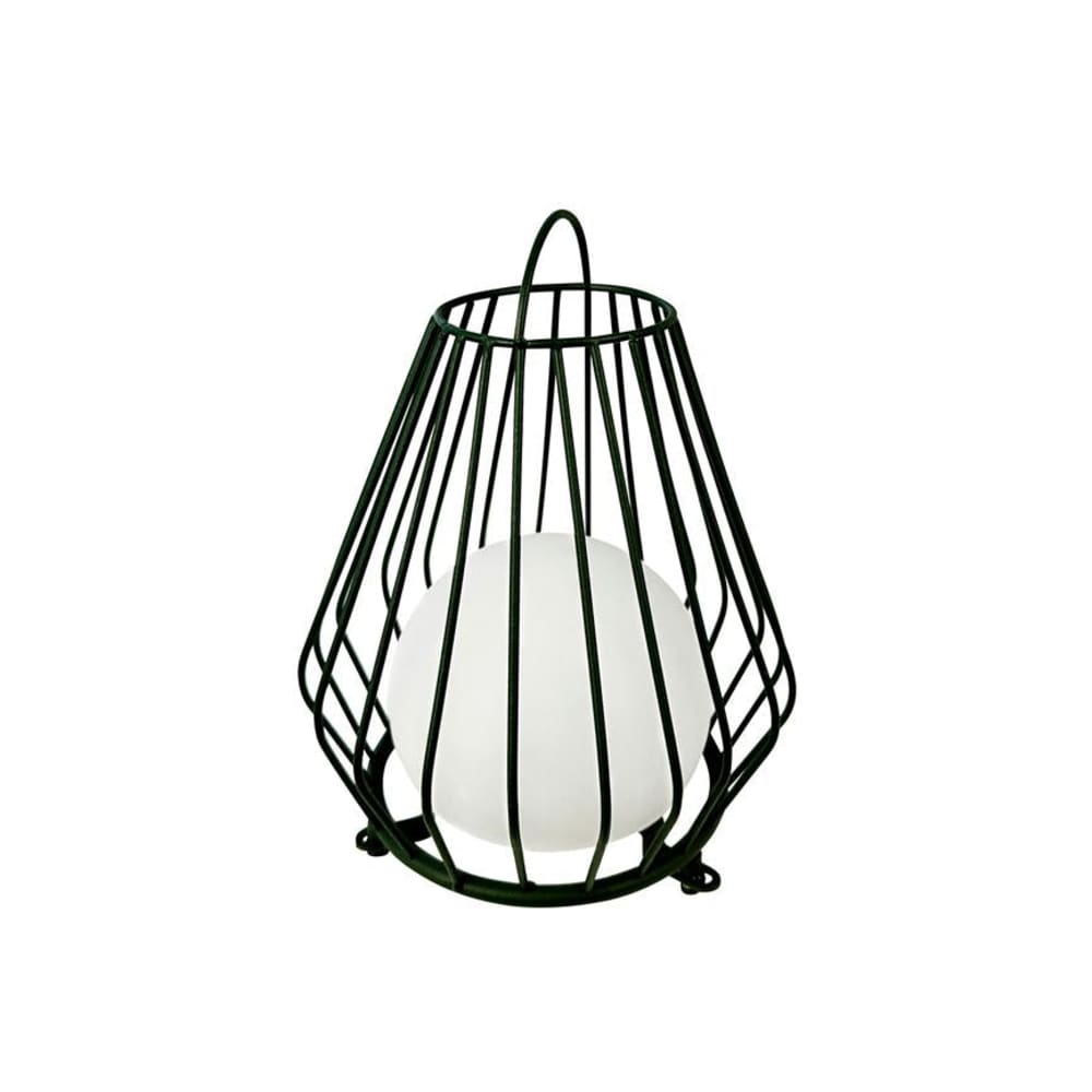Lanterne solaire en métal vert - Maisons du Monde