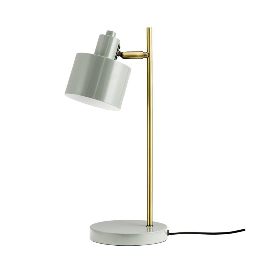 Lampe à poser en métal gris/laiton - Maisons du Monde
