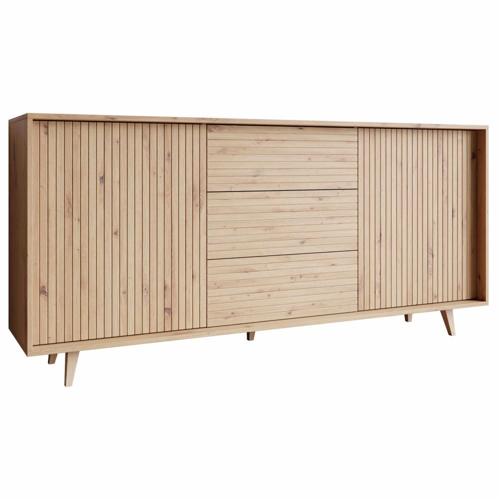Buffet bas scandinave 180 cm bois