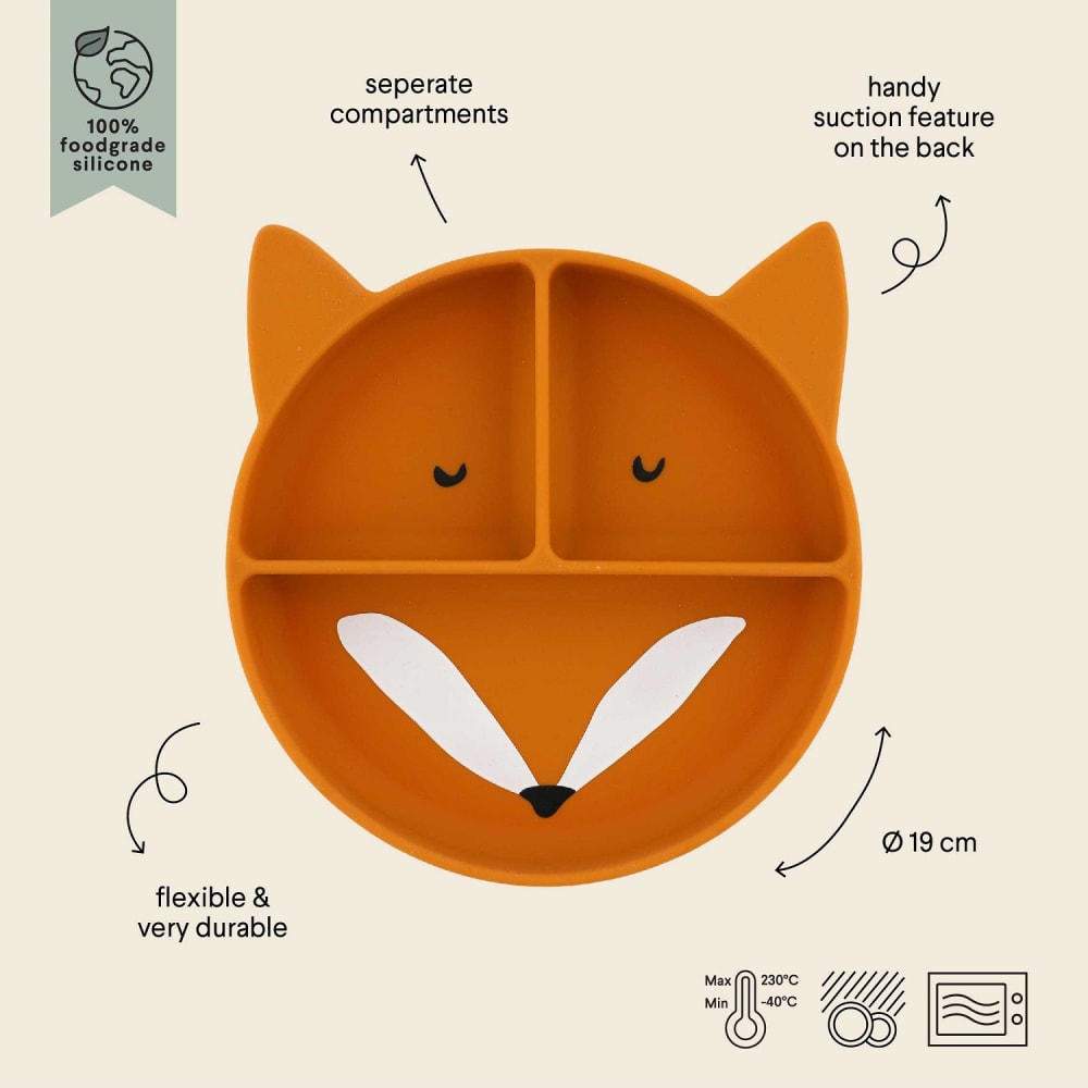 Assiette à compartiments Mr. Fox (Trixie) - Image 2