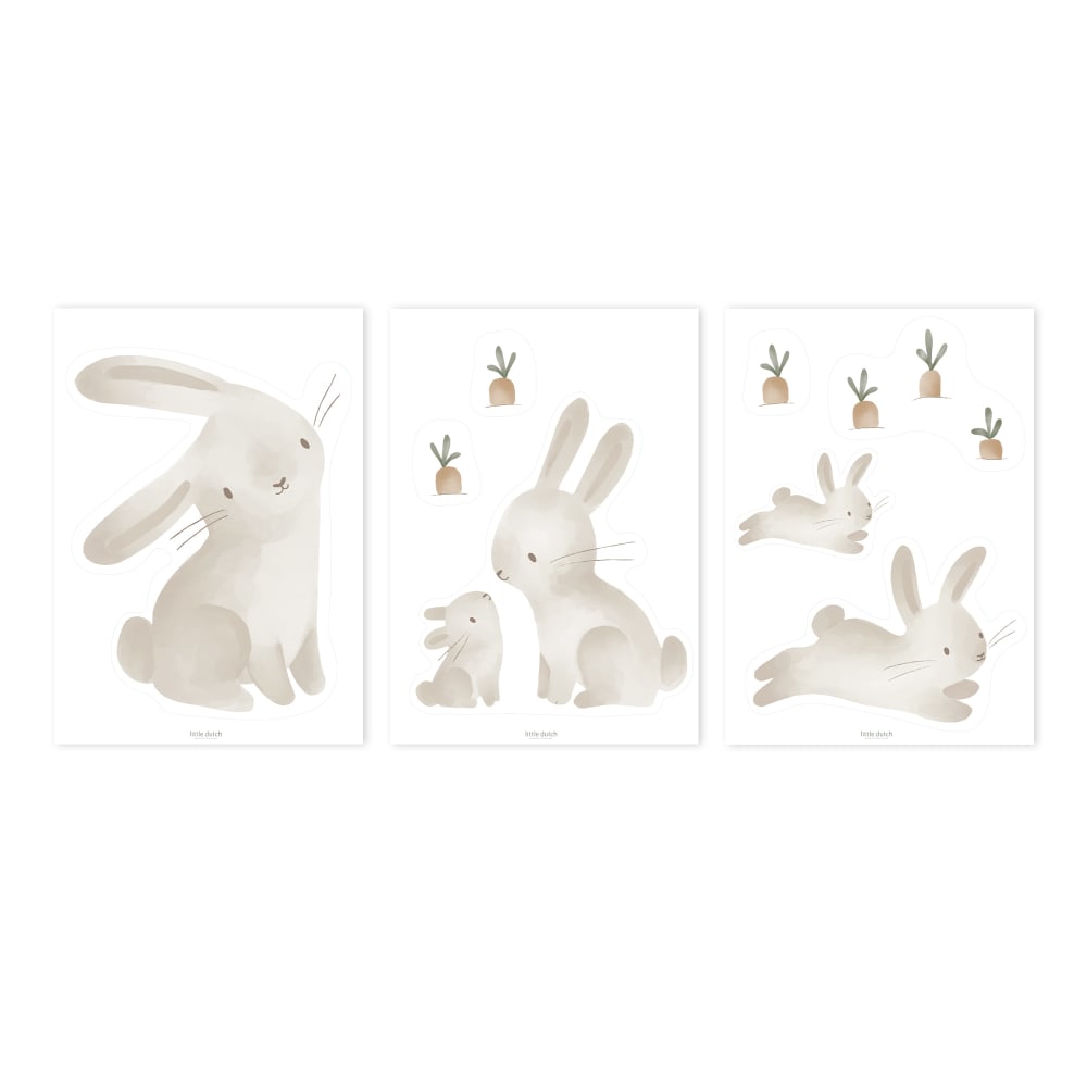 Stickers muraux bébé lapin 2x42x30cm - Maisons du Monde
