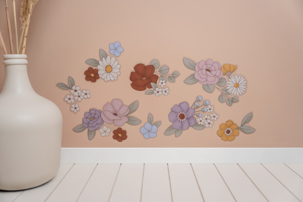Little Dutch Wandaufkleber Little Dutch Vintage Flowers style vintage MEHRFARBIG PAPIER Kinder