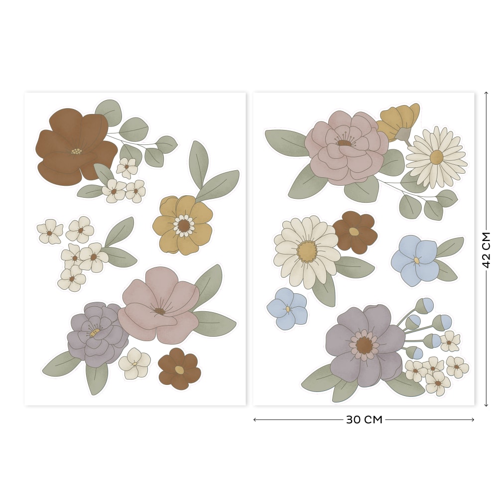 Wandaufkleber Little Dutch Vintage Flowers - Maisons Du Monde