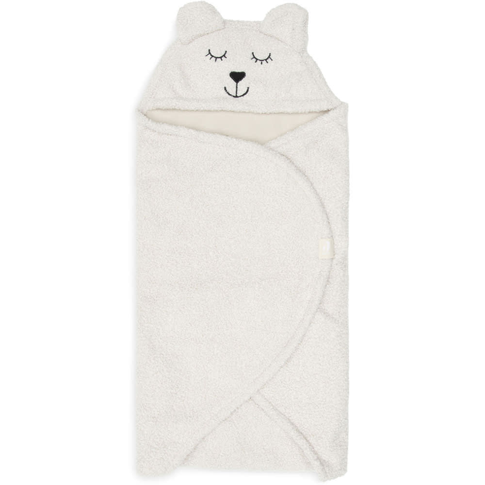 Jollein Couverture nomade Bear Boucle Beige Pes - Polyester - 105x100x0cm