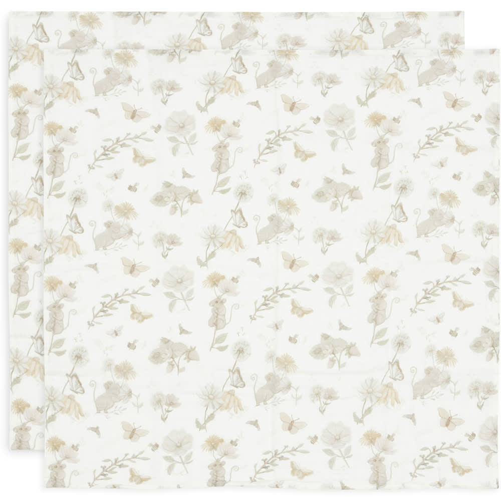 Jollein - Lot de 2 langes en coton