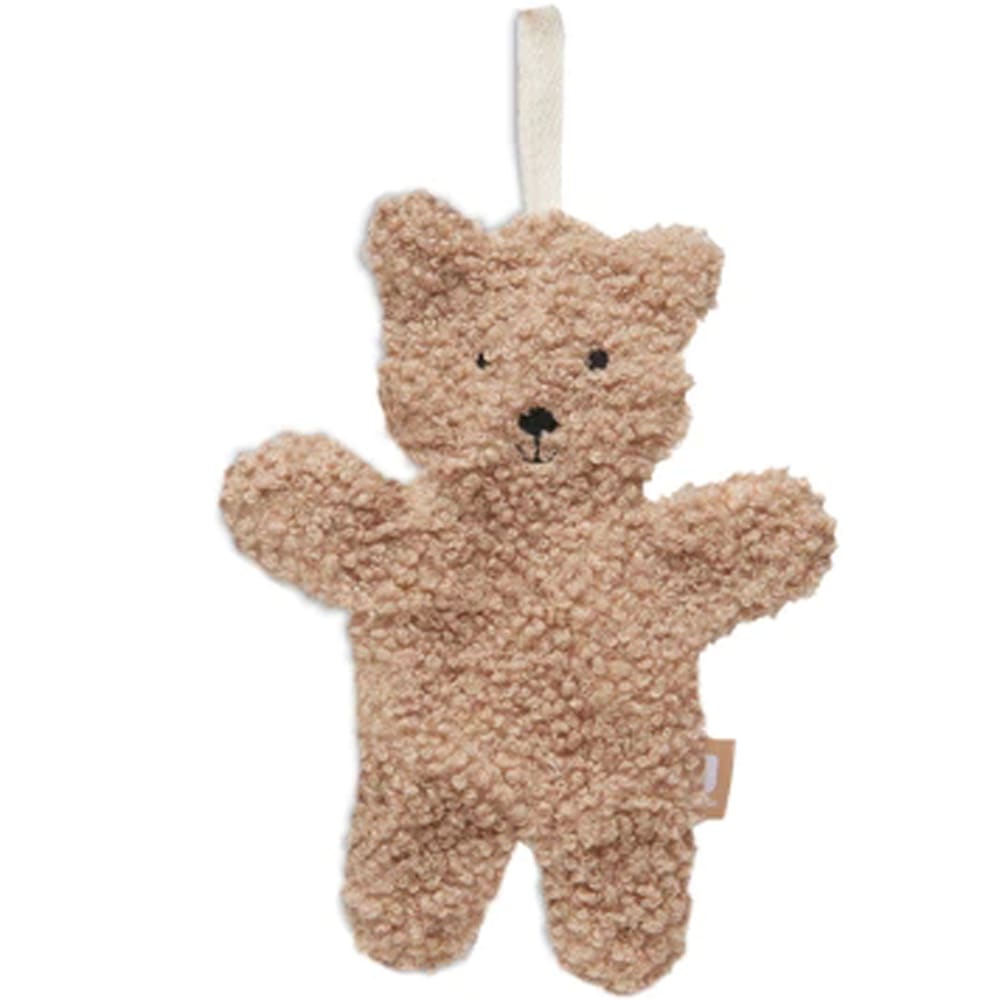 Jollein Doudou attache sucette Teddy Bear Marron Pes - Polyester - 15x23x19cm