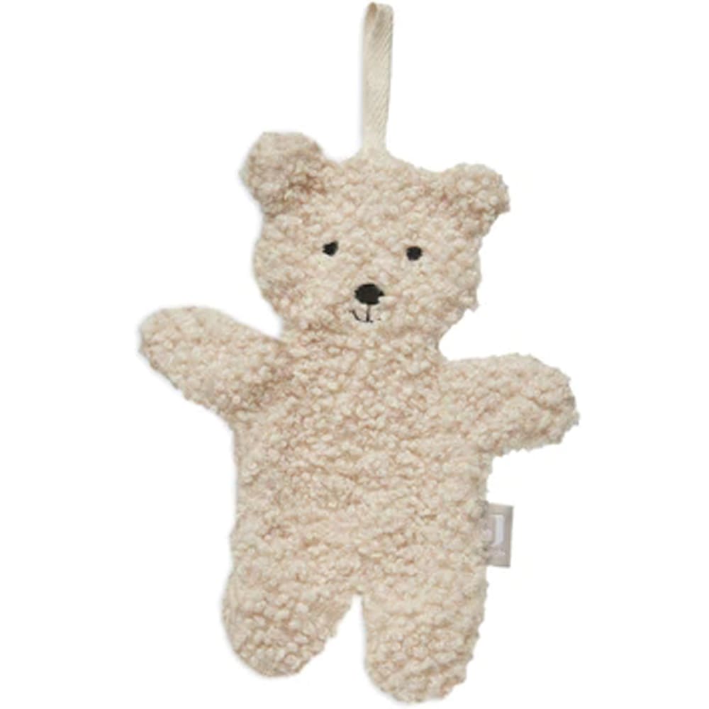 Jollein Doudou attache sucette Teddy Bear Beige Pes - Polyester - 15x23x19cm