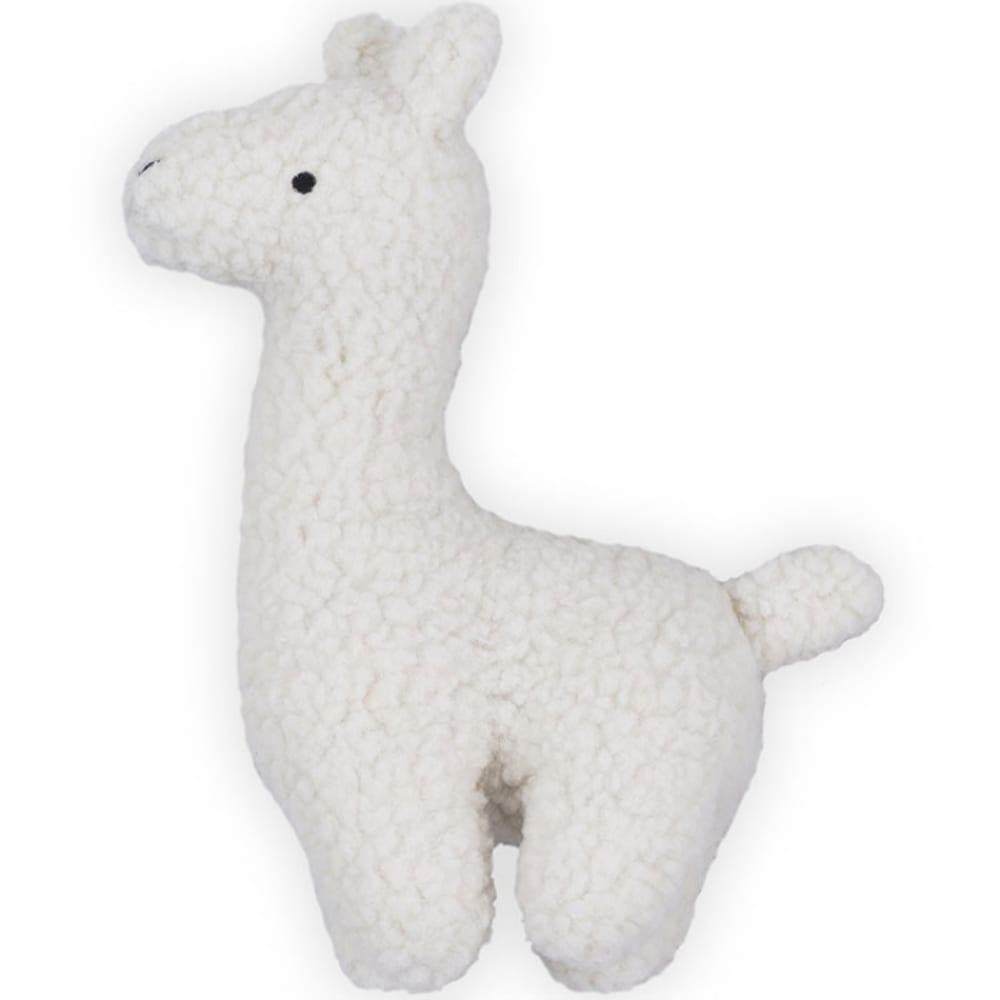 Jollein Peluche Lama Blanc Pes - Polyester - 14x7x20cm