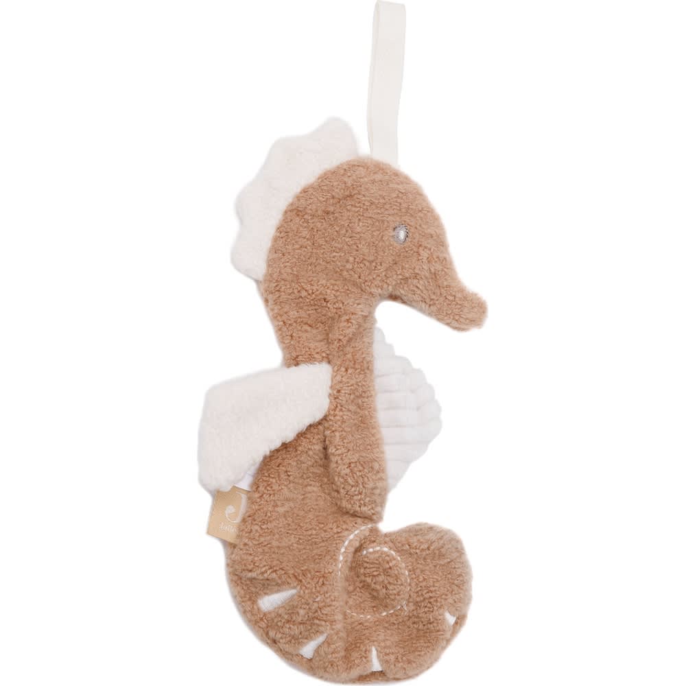 Jollein Doudou attache sucette Deepsea Marron Pes - Polyester - 10x20x3cm