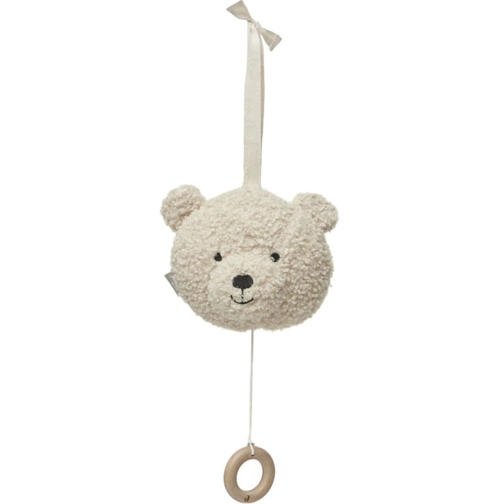 Jollein Peluche musicale Teddy Bear Beige Pes - Polyester - 17x7x20cm
