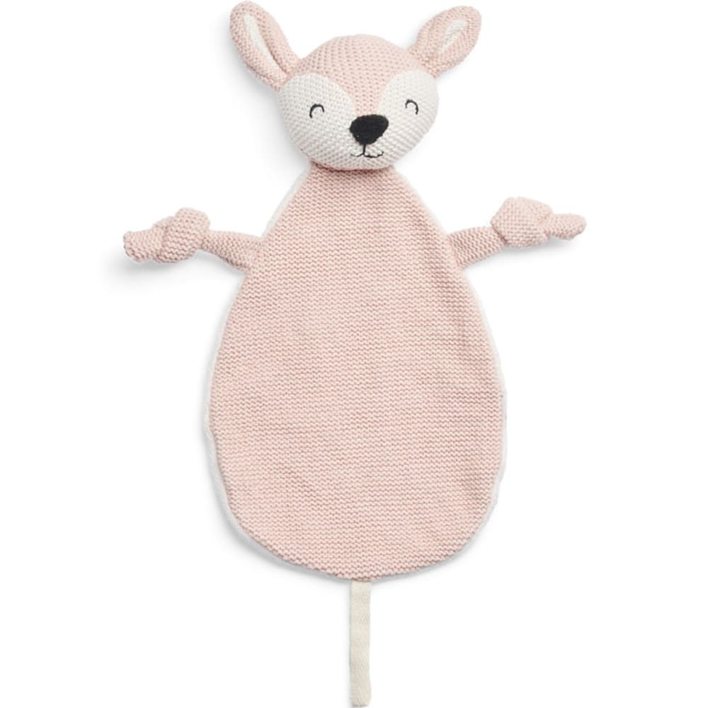 Jollein Doudou attache sucette biche Rose Coton - 16x28x5cm