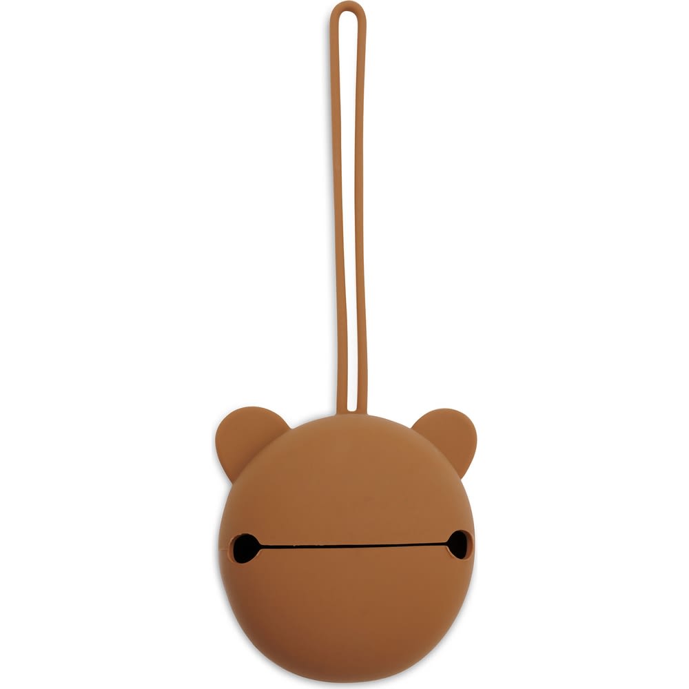Jollein Range sucette en silicone Marron Silicone Poly Organo Siloxane - 19x7x4cm