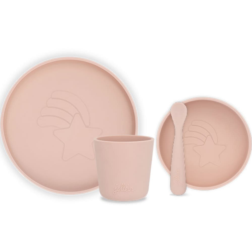 Coffret repas en silicone rose pâle - Maisons du Monde