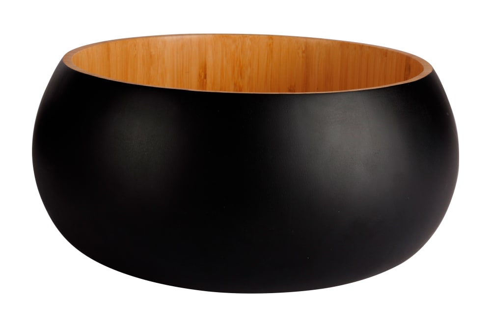 Saladier en Bambou, noir, D 25xh10 cm