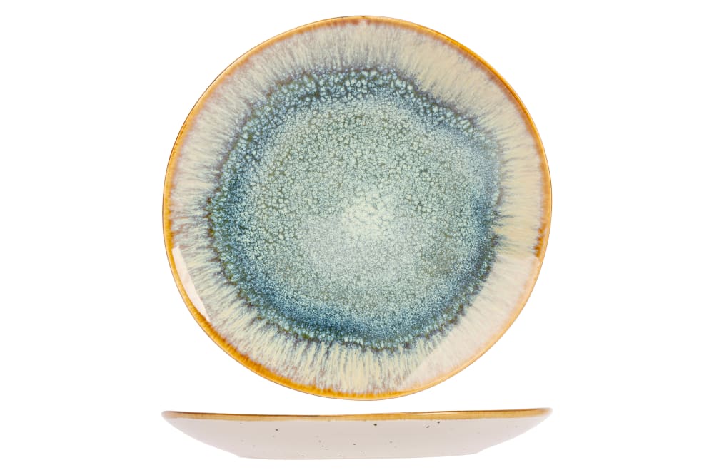Lot de 6 Assiettes à pain en Céramqiue, bleu, D 16 cm Lot de 6 Assiettes à pain en Céramqiue, bleu, D 16 cm