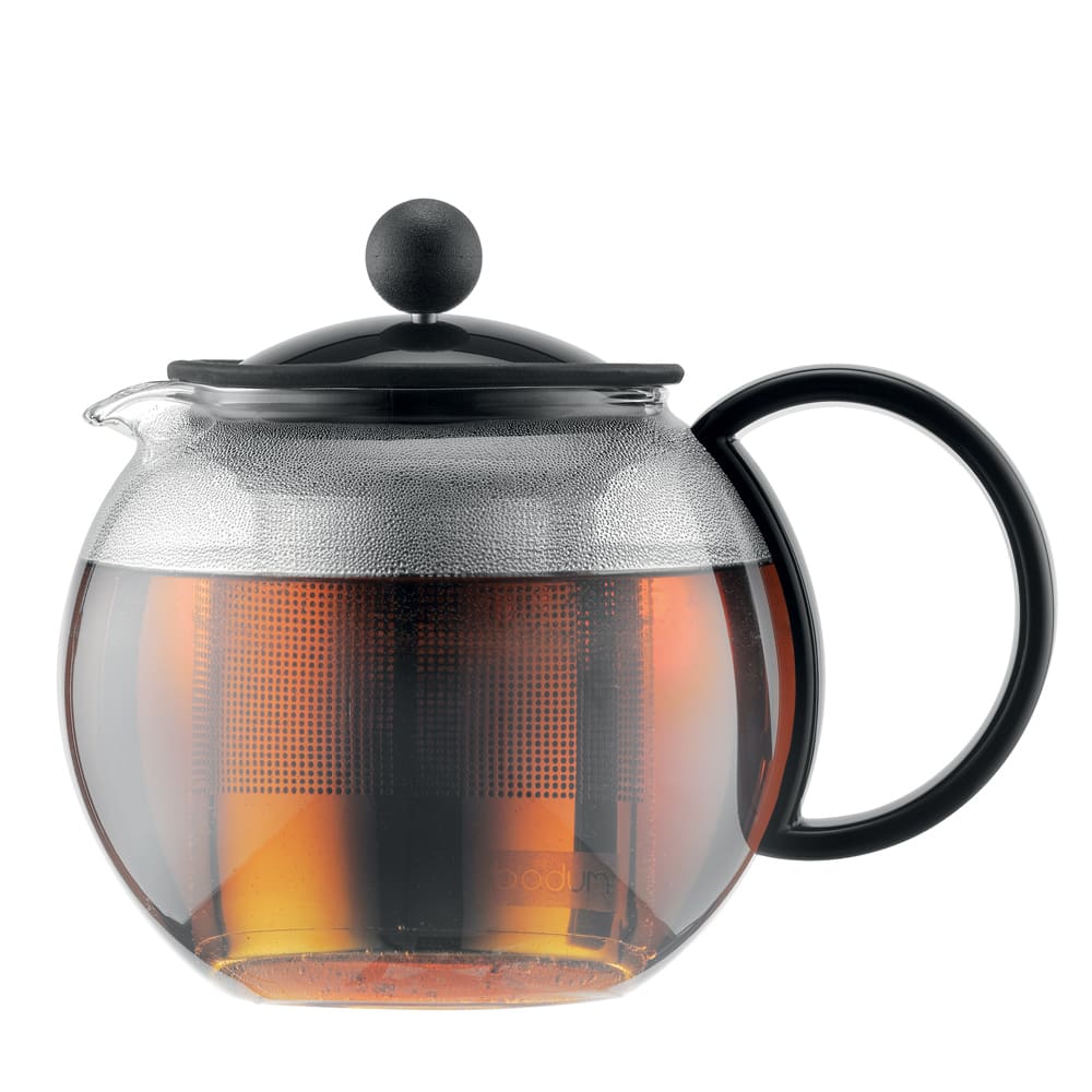 Théière avec filtre   0,5 l en inox transparent / cristal en verre