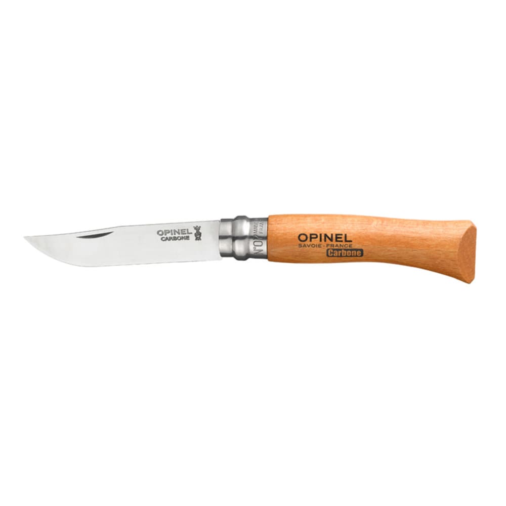 Couteau n°7 lame carbone marron en acier Couteau n°7 lame carbone marron en acier