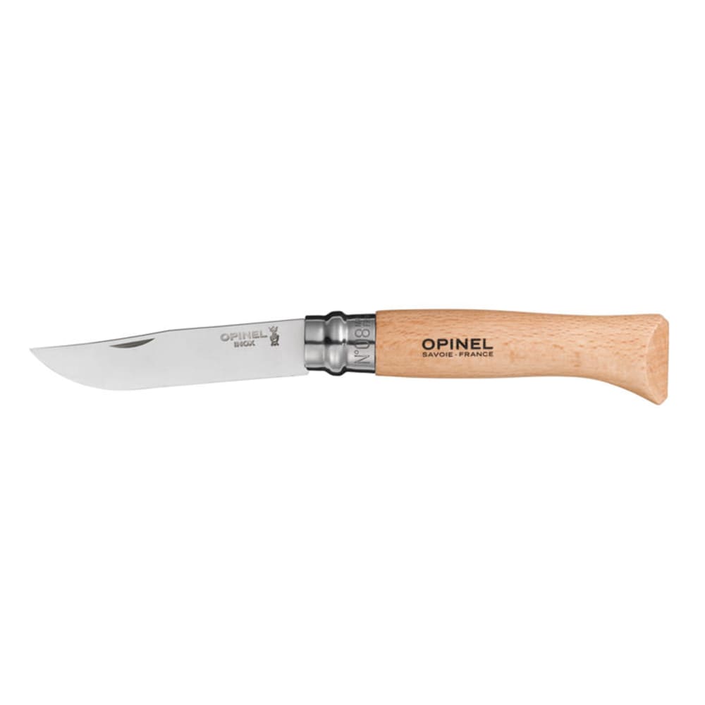 Couteau n°8 lame inox marron en acier inoxydable (inox) Couteau n°8 lame inox marron en acier inoxydable (inox)