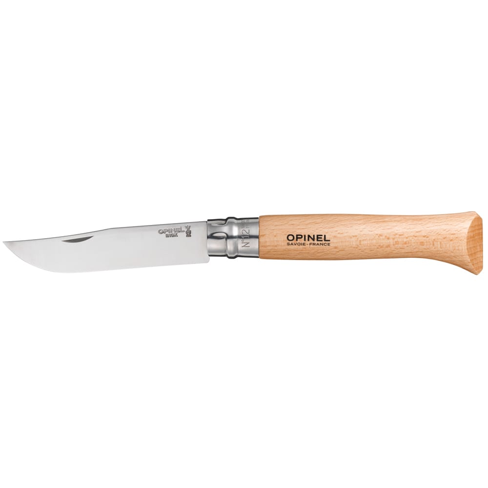 Couteau n°12 inox marron en acier inoxydable (inox)
