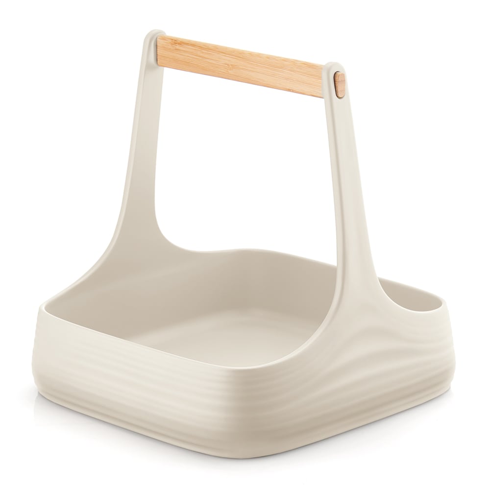 Panier de table ou de cuisine lait en plastique blanc Panier de table ou de cuisine lait en plastique blanc