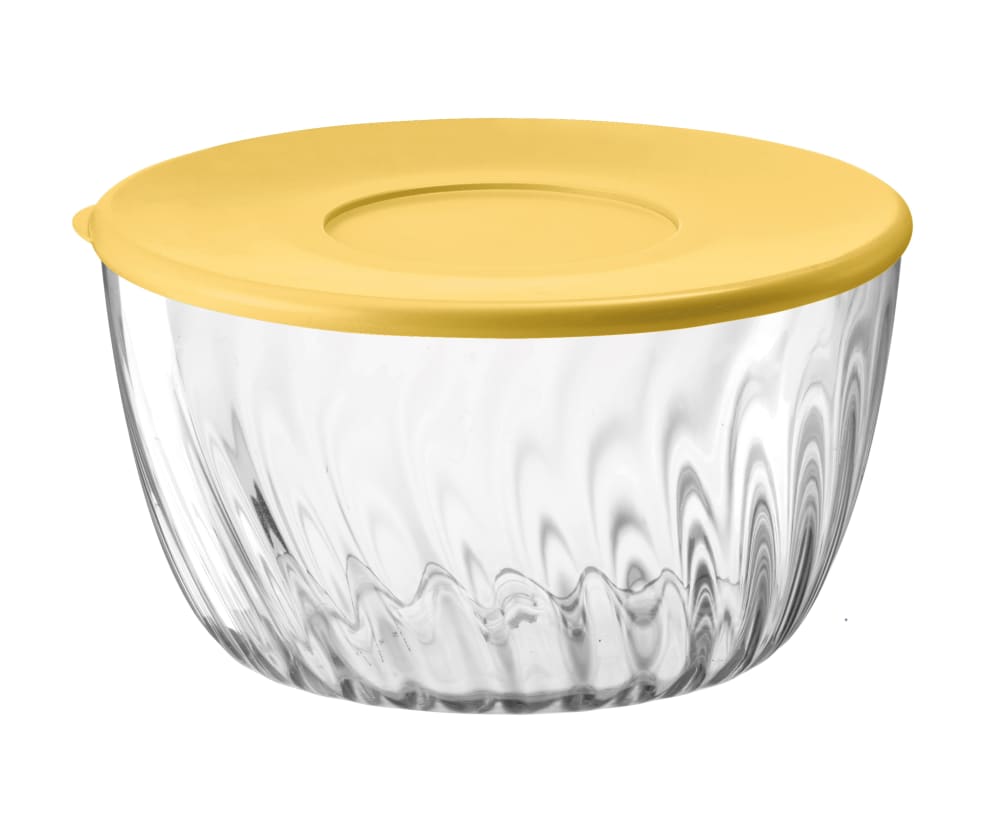 Essoreuse à salade avec couvercle jaune 26 cm - Maisons du Monde