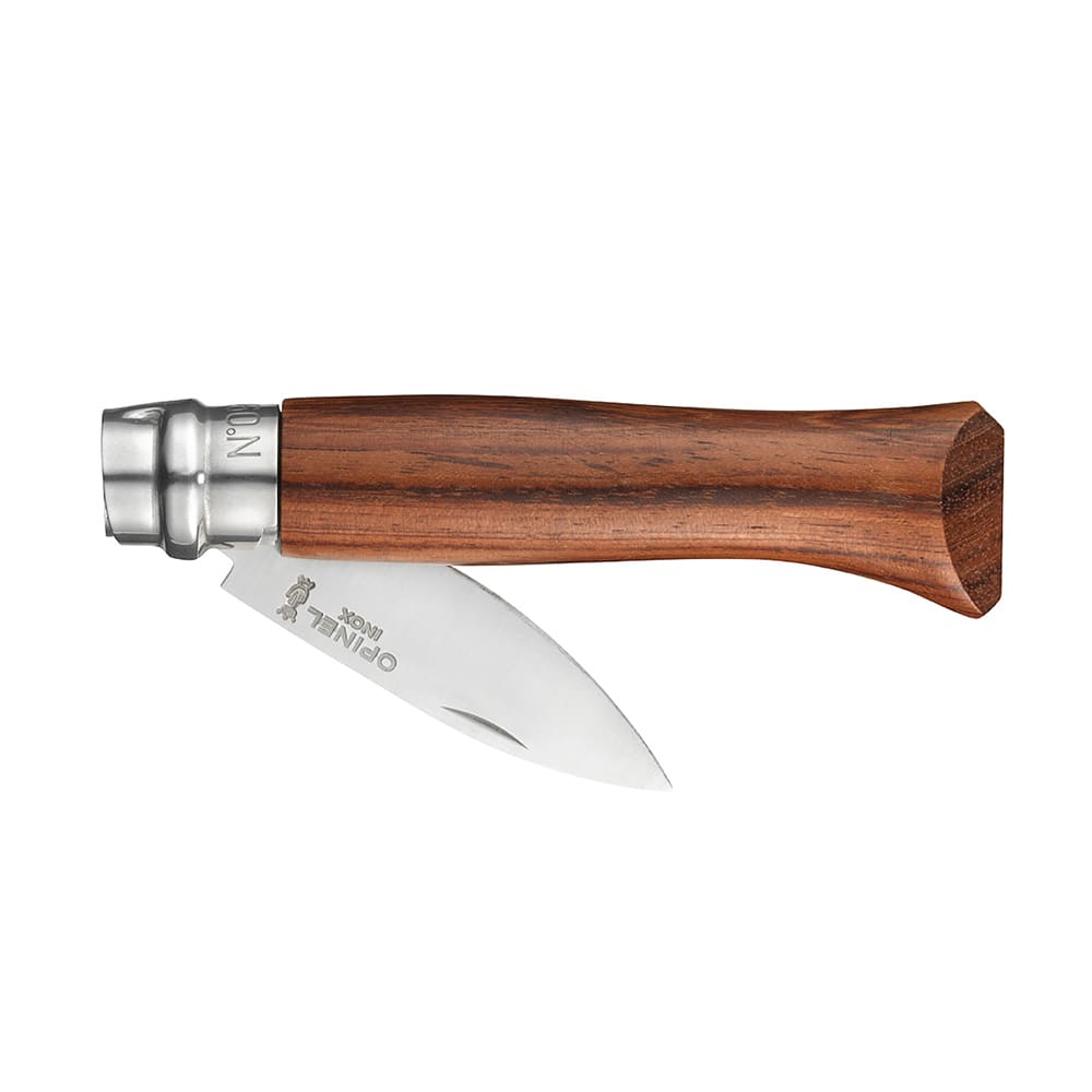 Couteau à huitres et à coquillages numéro 9 marron en bois d'olivier - Maisons du Monde