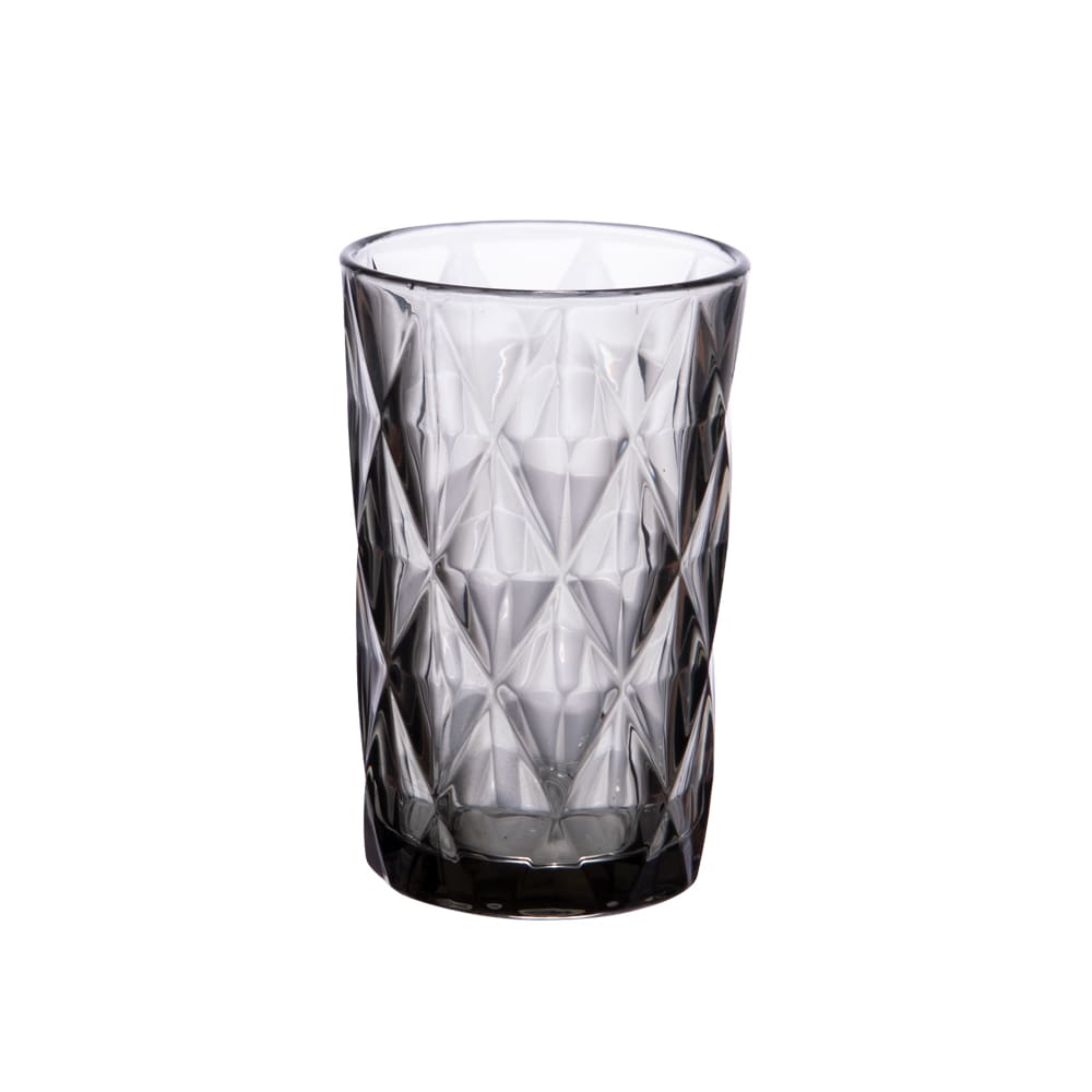 Boite de 6 gobelets haut 34 cl gris en verre Boite de 6 gobelets haut 34 cl gris en verre