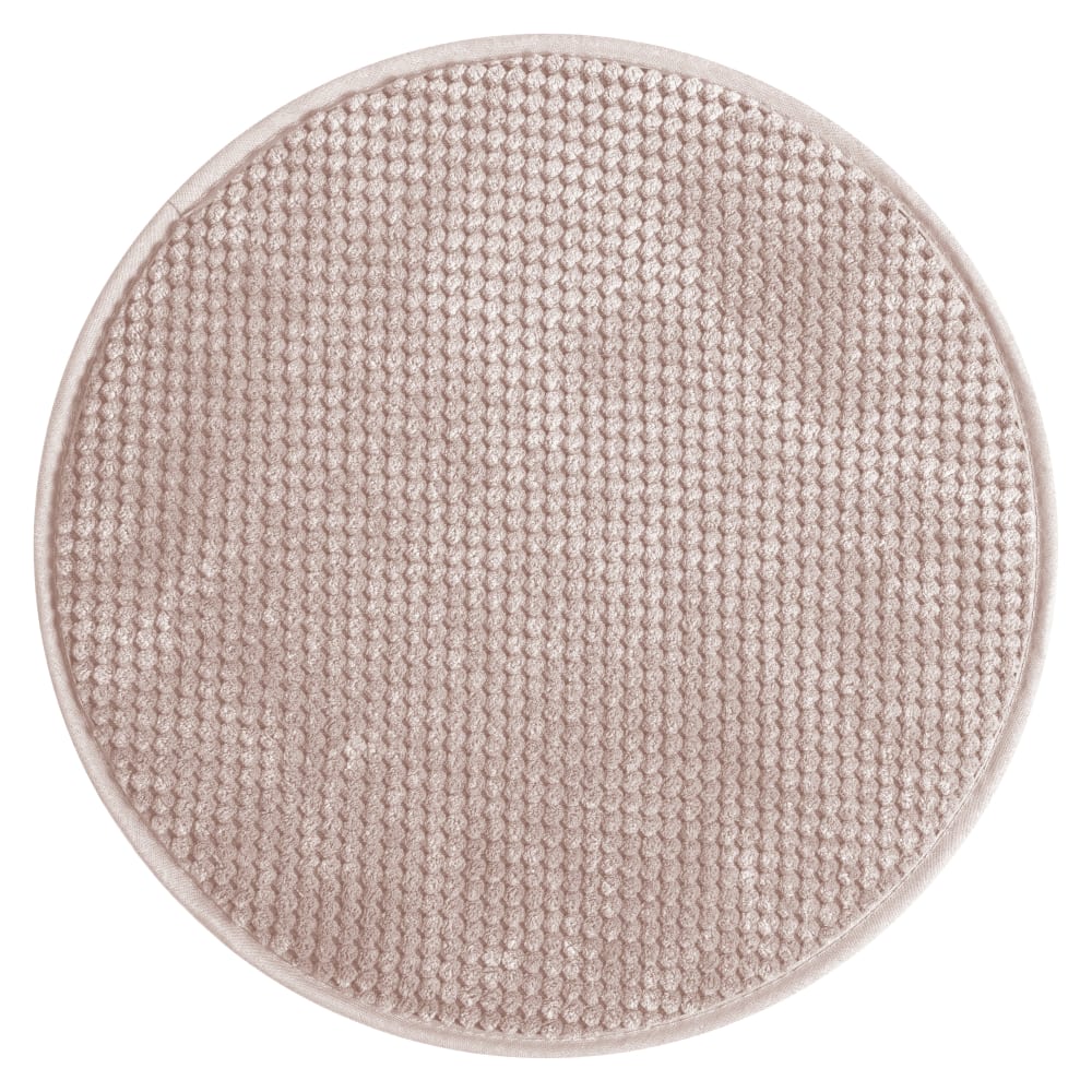 Galettes de chaise velours rondes vieux rose-lot de 4-⌀35 — vue 4