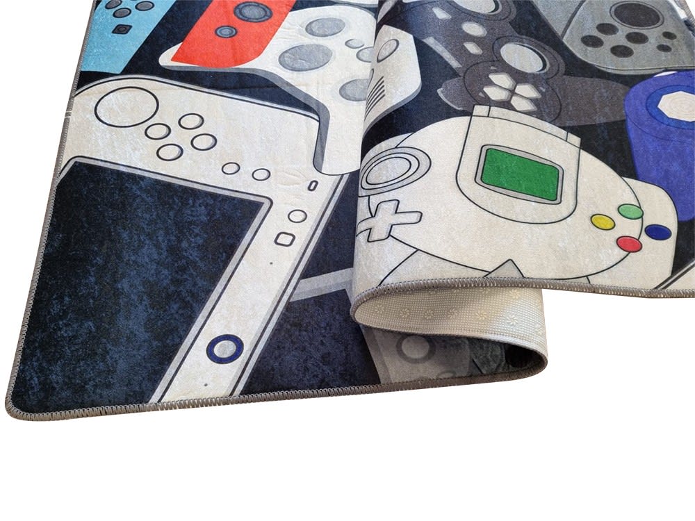Tapis chambre enfant 80x150 cm Polyester Gamer — vue 3
